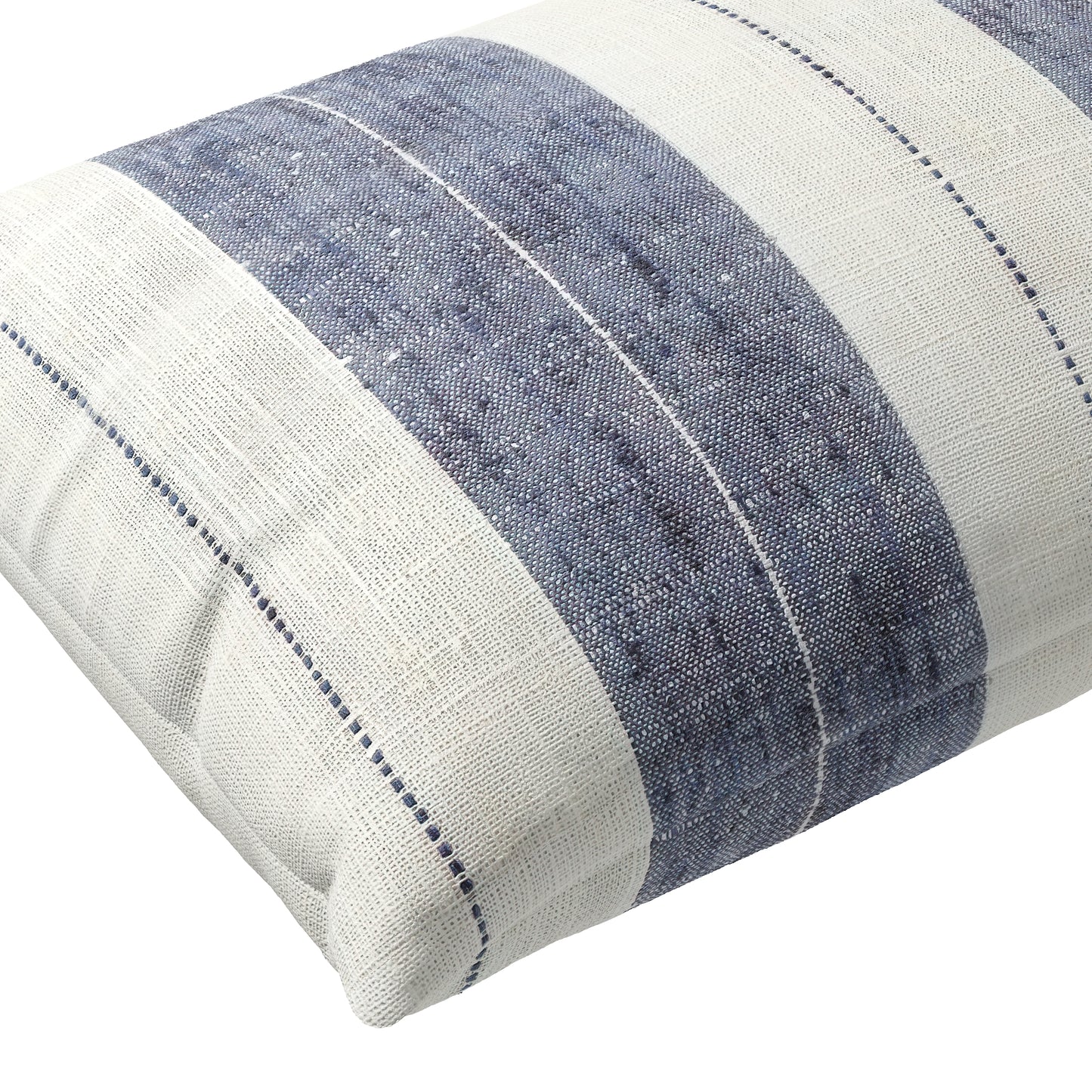 Boudoir Pillow in French Laundry Stripe - Navy