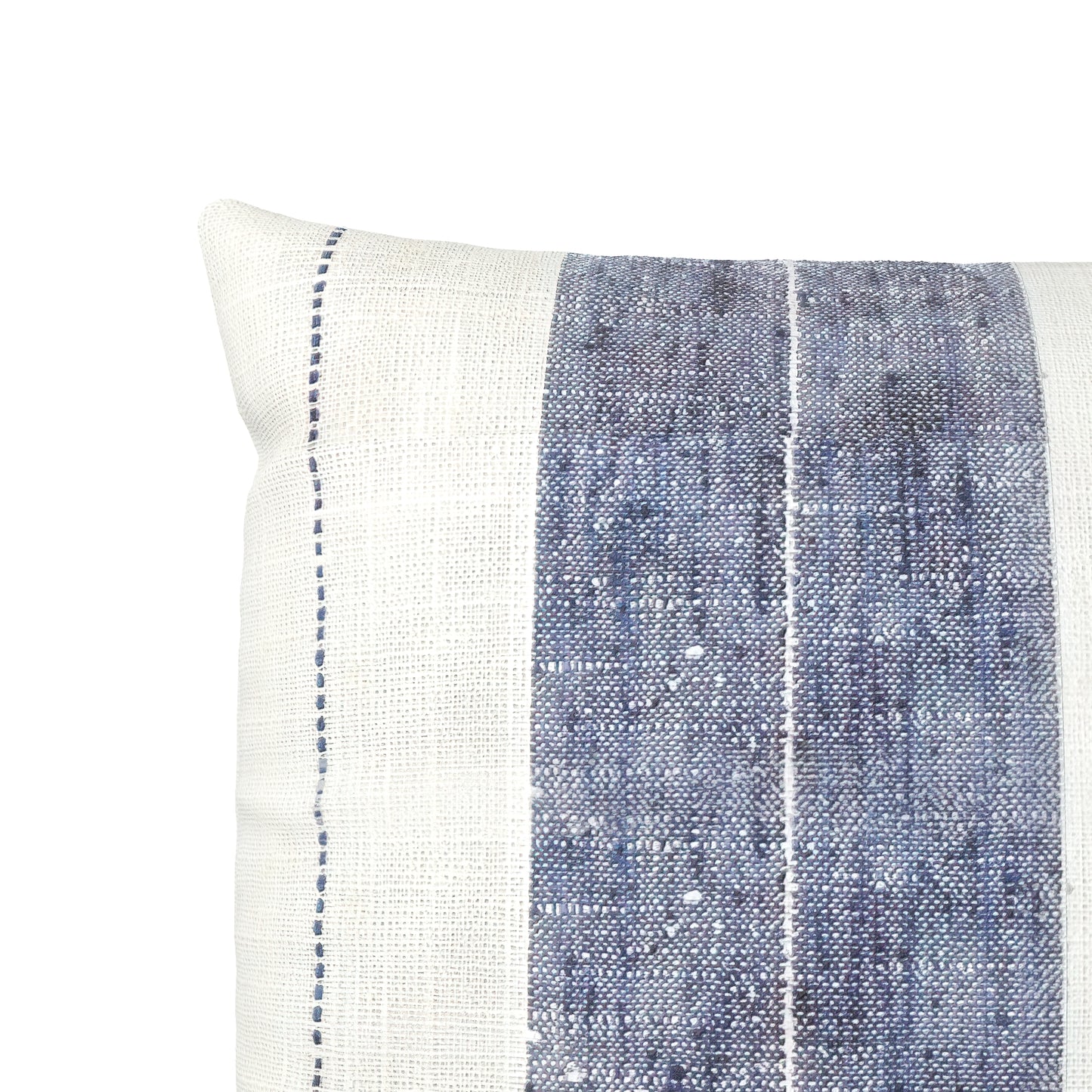 Boudoir Pillow in French Laundry Stripe - Navy