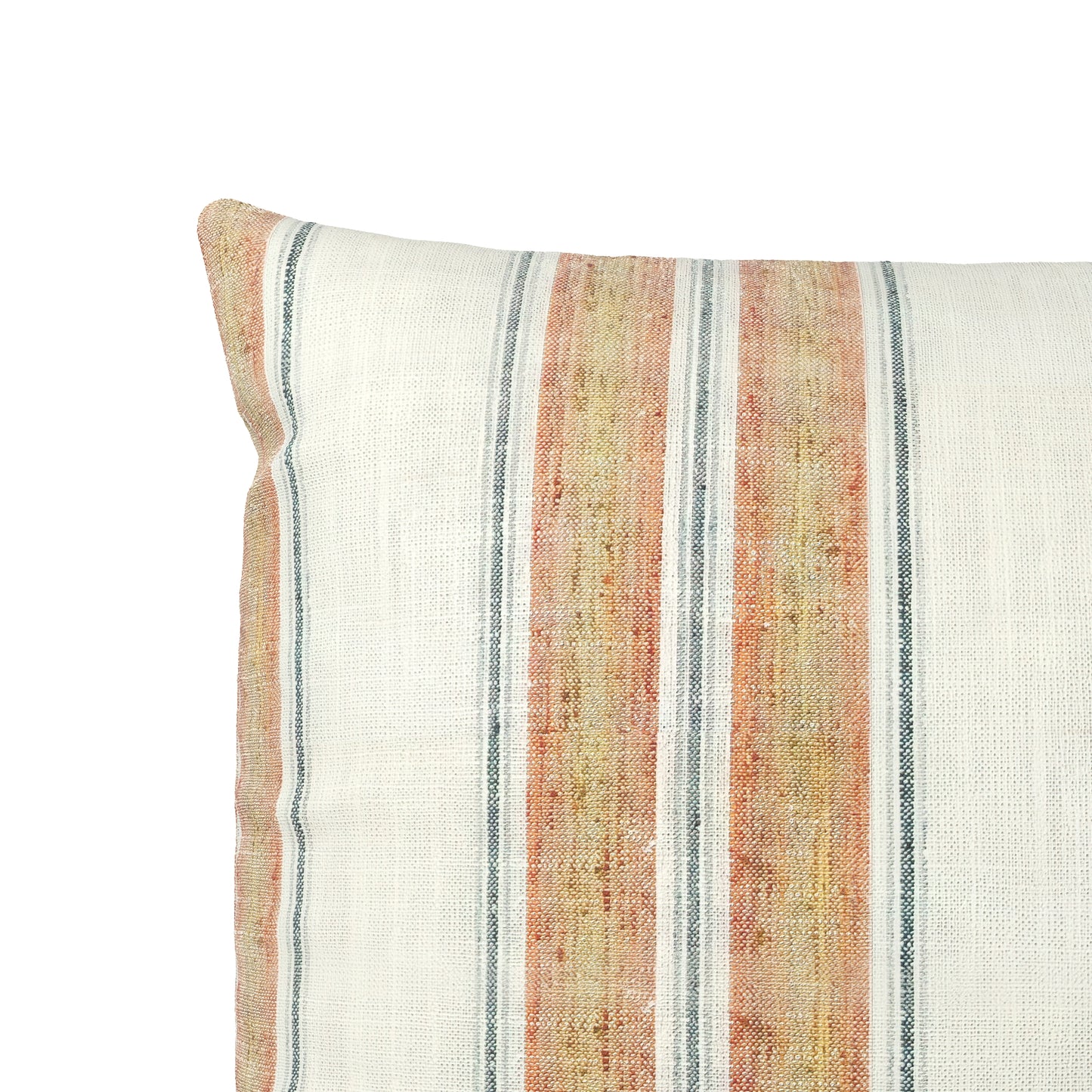 Boudoir Pillow in French Laundry Stripe - Apricot