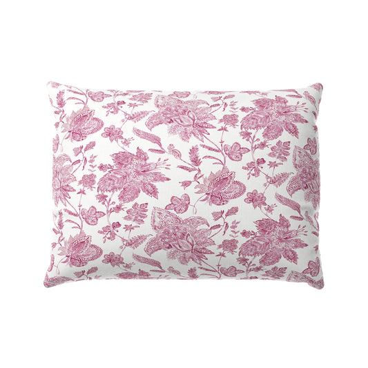 Boudoir Pillow in Toile - Strawberry
