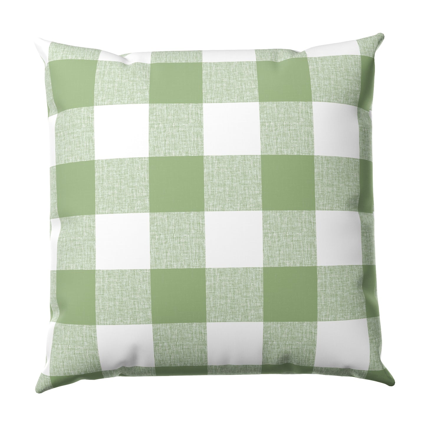 Euro Sham in Buffalo Check - Sage