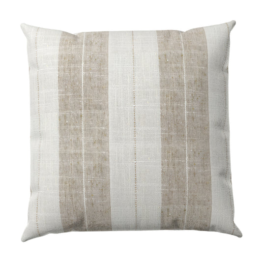 Euro Sham in French Laundry Stripe - Champagne