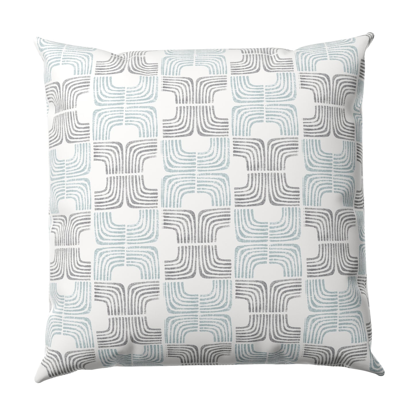 Throw Pillow in Groovy - Mint