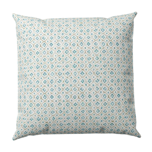 Euro Sham in Positive Print - Rain
