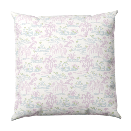 Throw Pillow in Meadow - Lavender