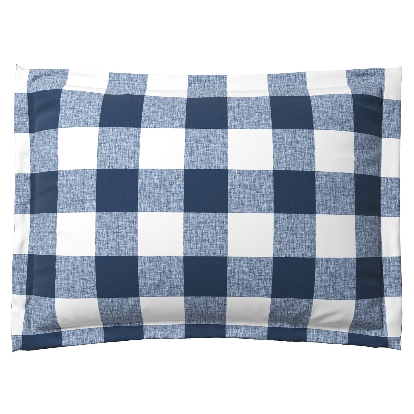 Pillow Sham in Buffalo Check - Navy