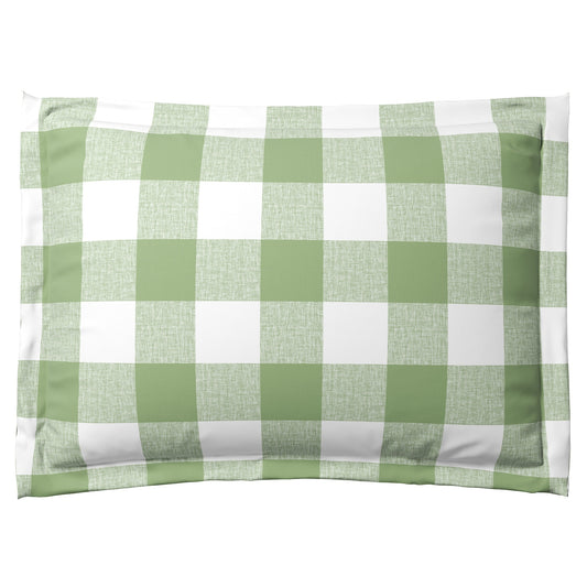 Pillow Sham in Buffalo Check - Sage