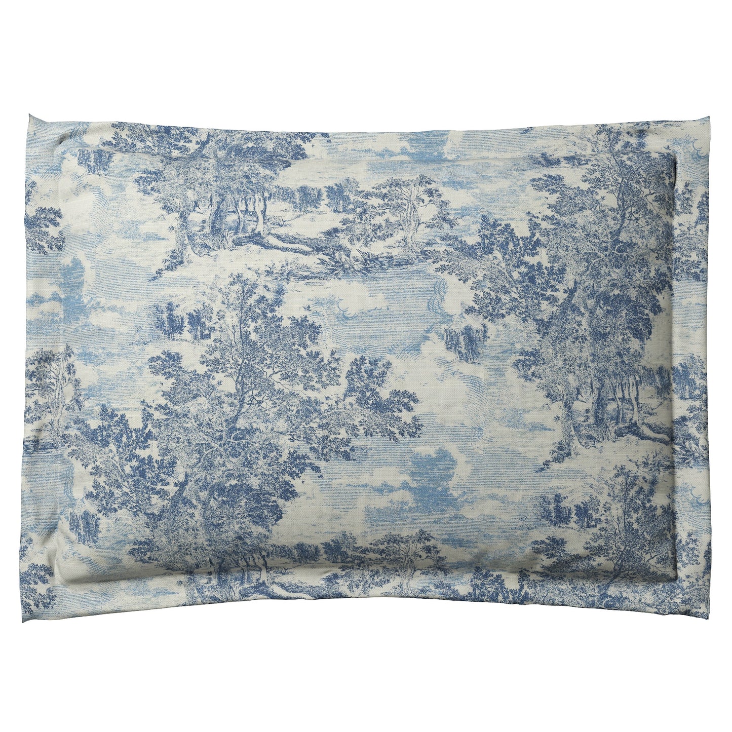 Pillow Sham in Country Toile - Sapphire