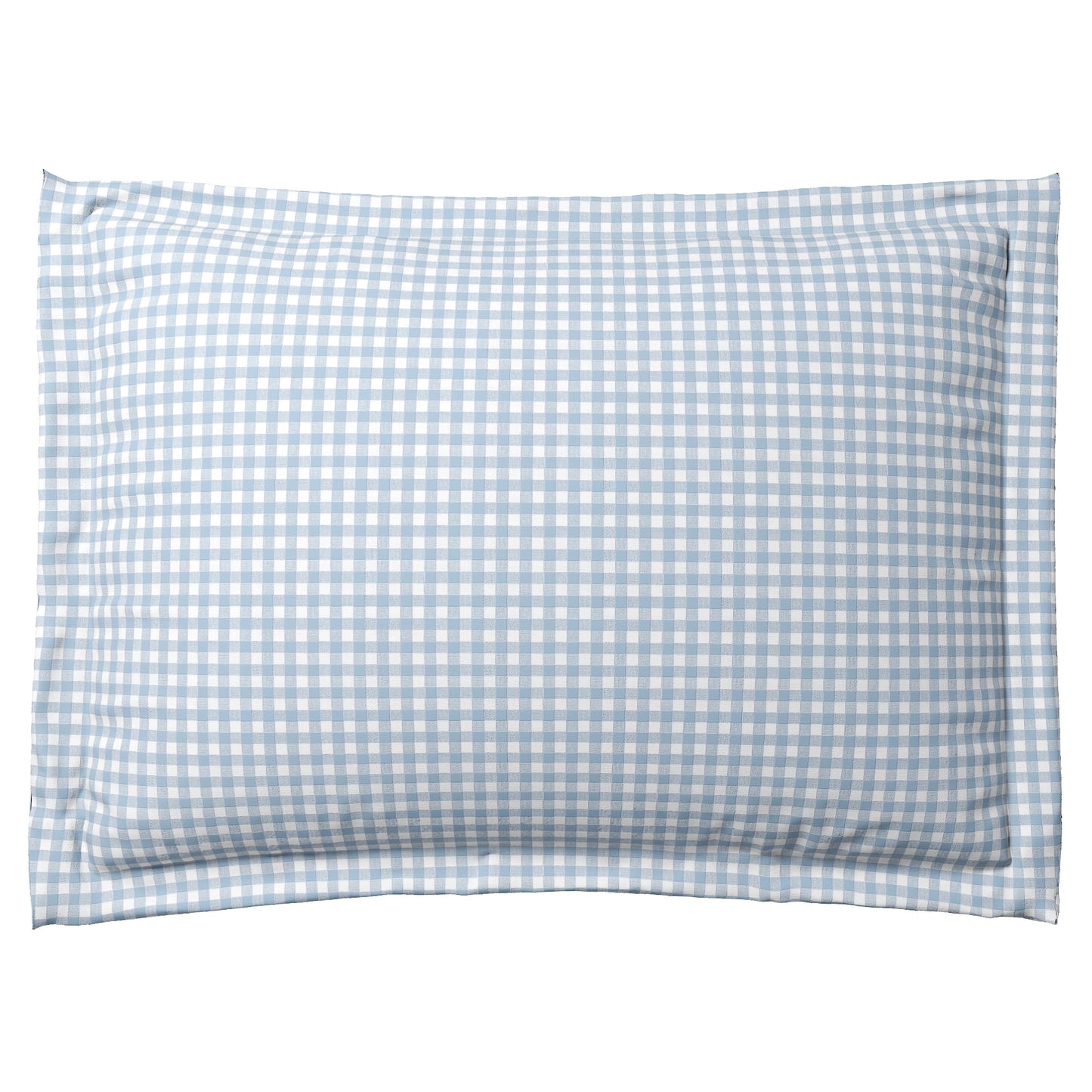 Pillow Sham in Gingham - Blue Jean