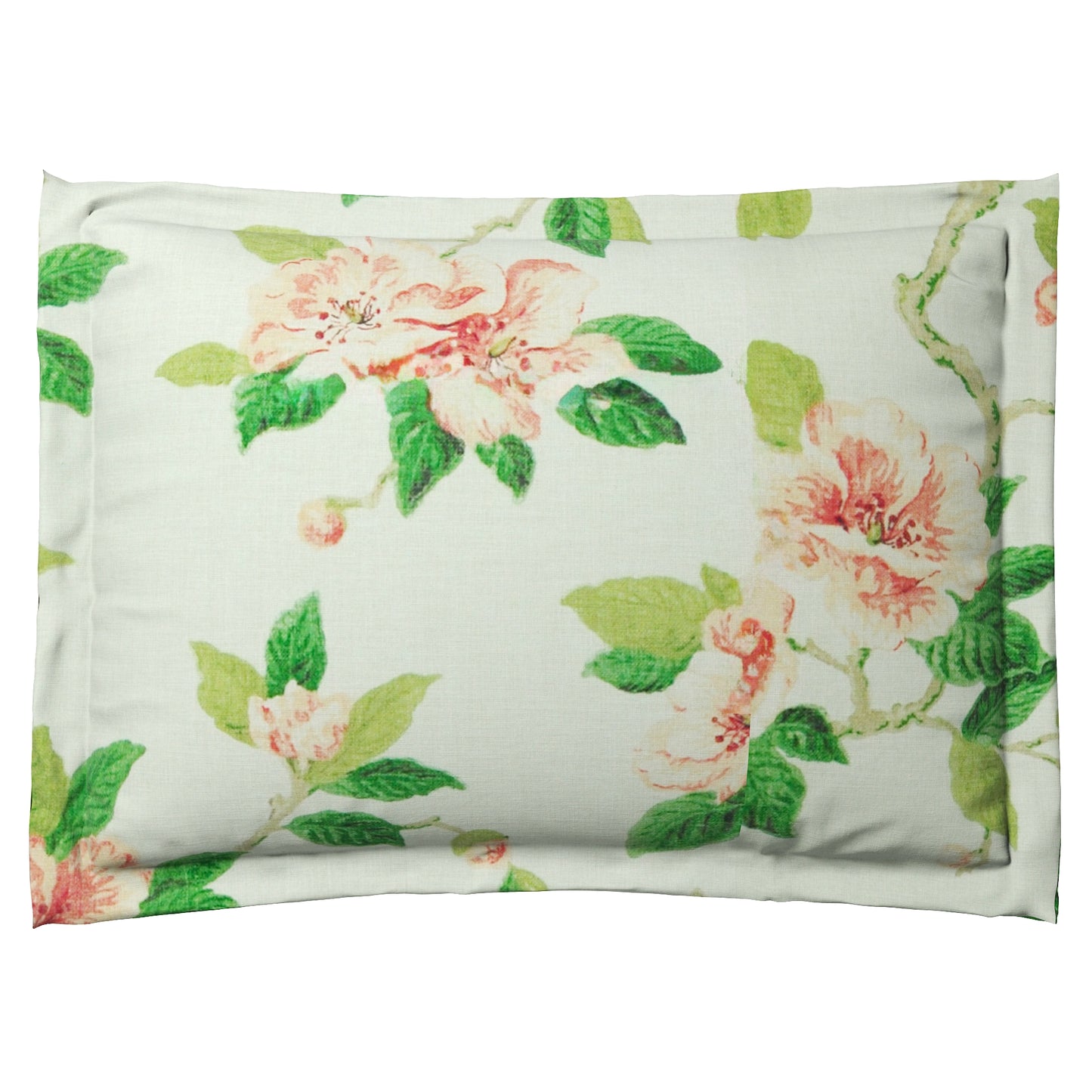 Pillow Sham in Grandma's Floral - Coral