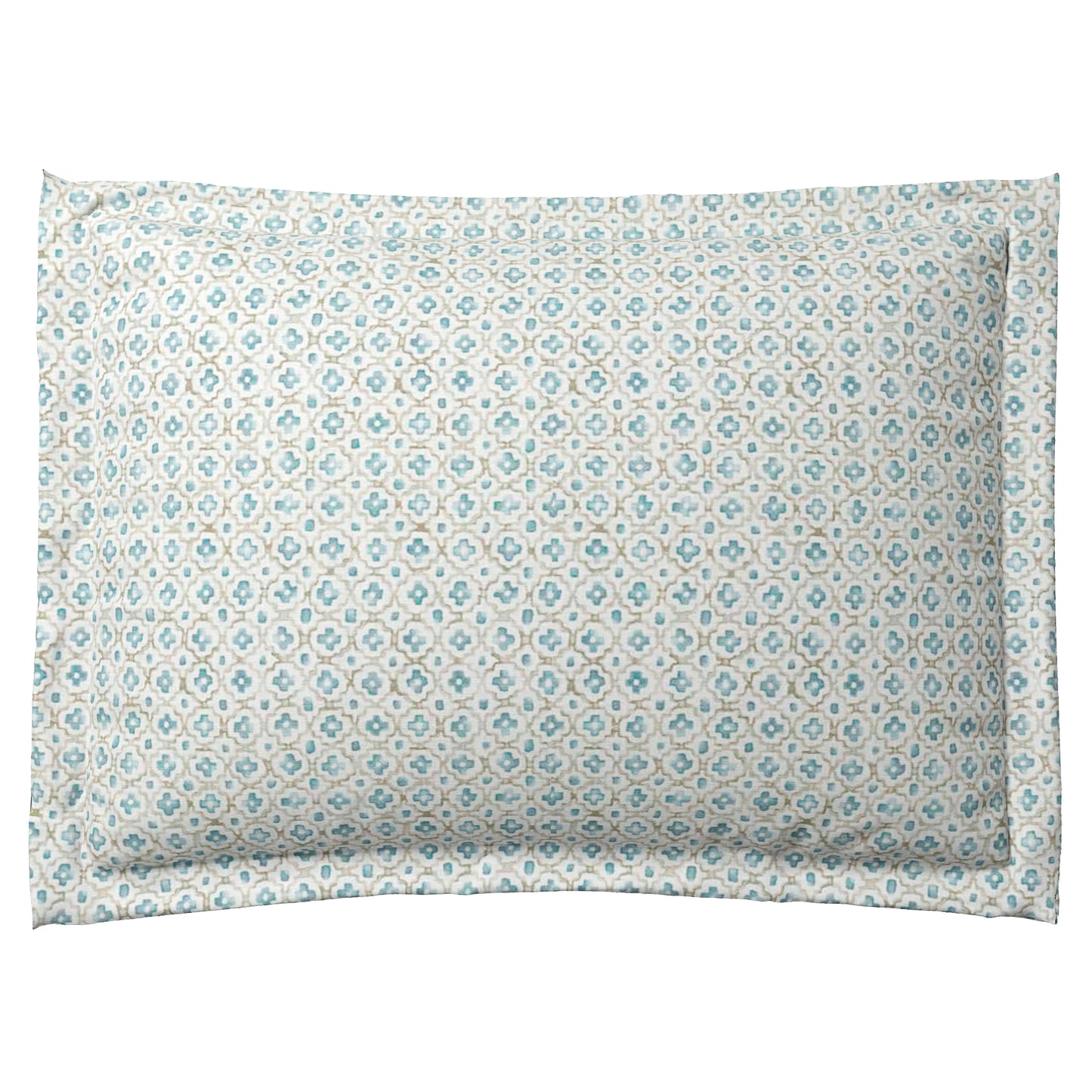 Pillow Sham in Positive Print - Rain