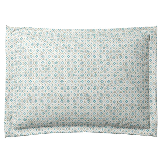Pillow Sham in Positive Print - Rain
