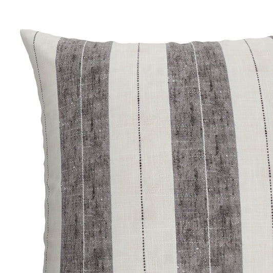Simple Floor Pillow in French Laundry Stripe - Midnights