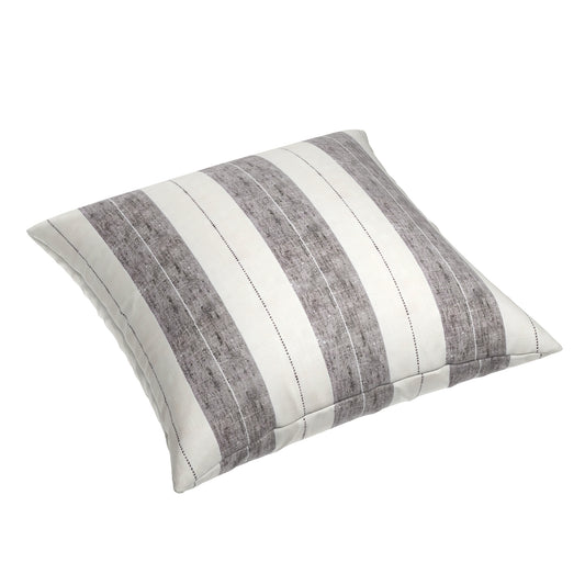 Simple Floor Pillow in French Laundry Stripe - Midnights