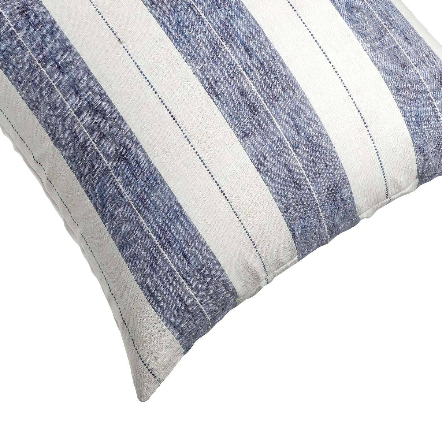 Simple Floor Pillow in French Laundry Stripe - Navy