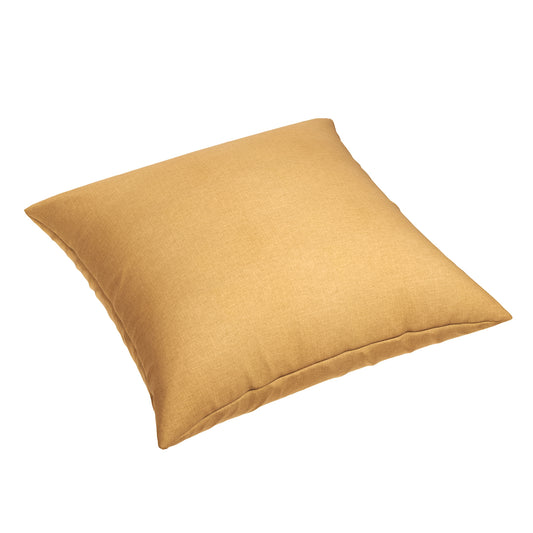 Simple Floor Pillow in Lush Linen - Turmeric