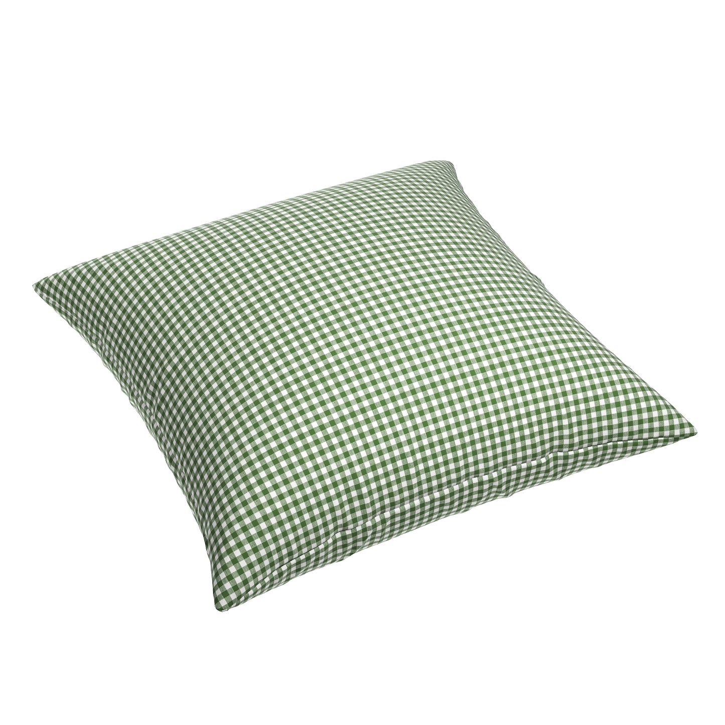 Simple Floor Pillow in Gingham - Fir