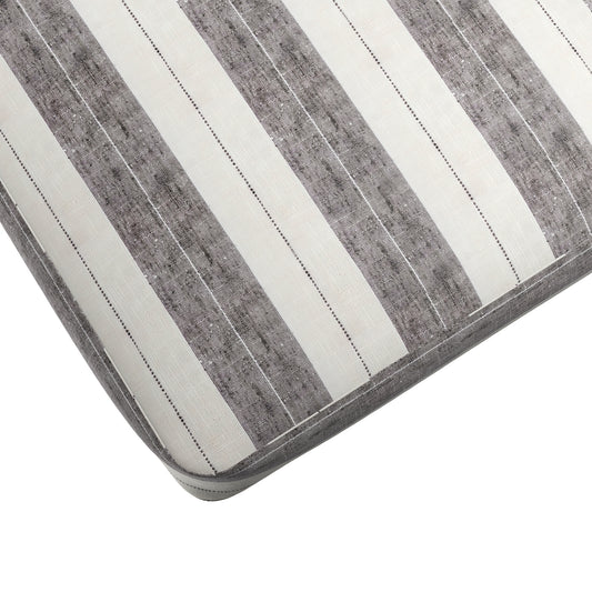 Box Floor Pillow in French Laundry Stripe - Midnights