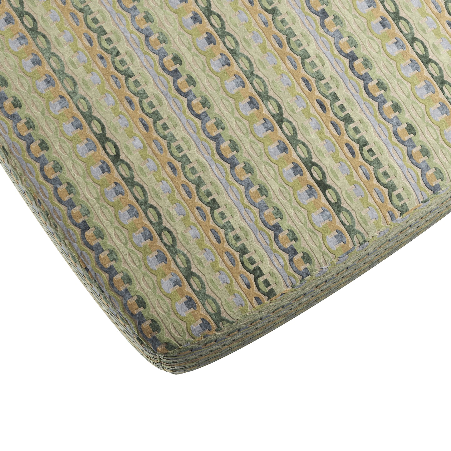 Square Pouf in Missing Link - Agave