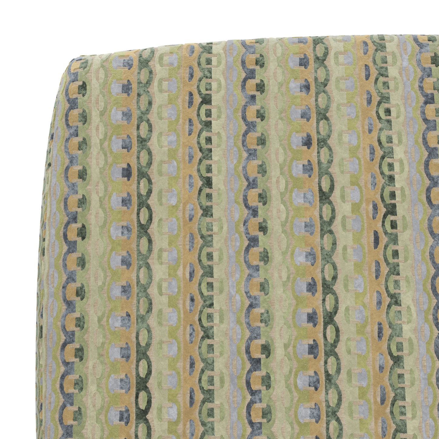 Square Pouf in Missing Link - Agave