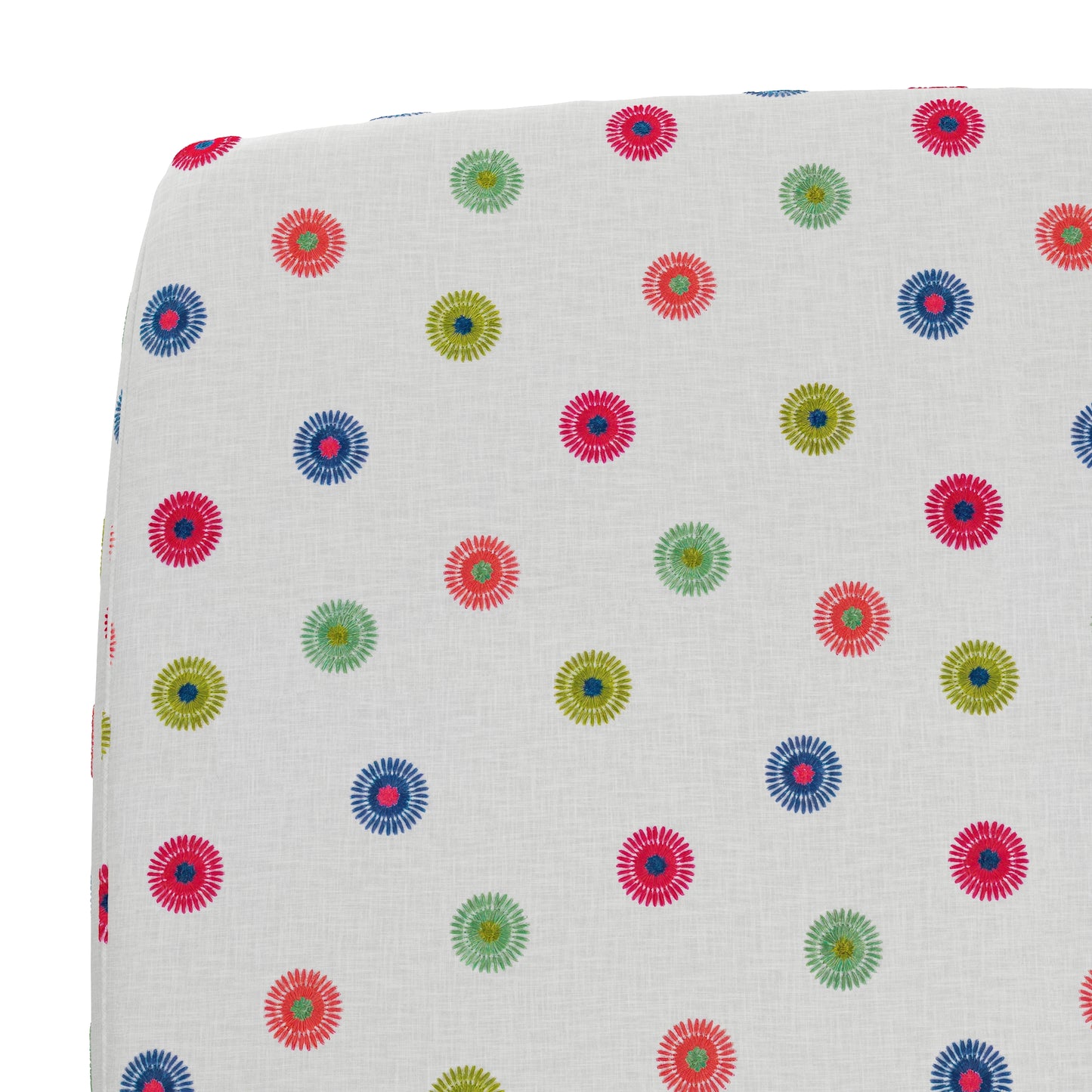 Square Pouf in Coming Up Daisies