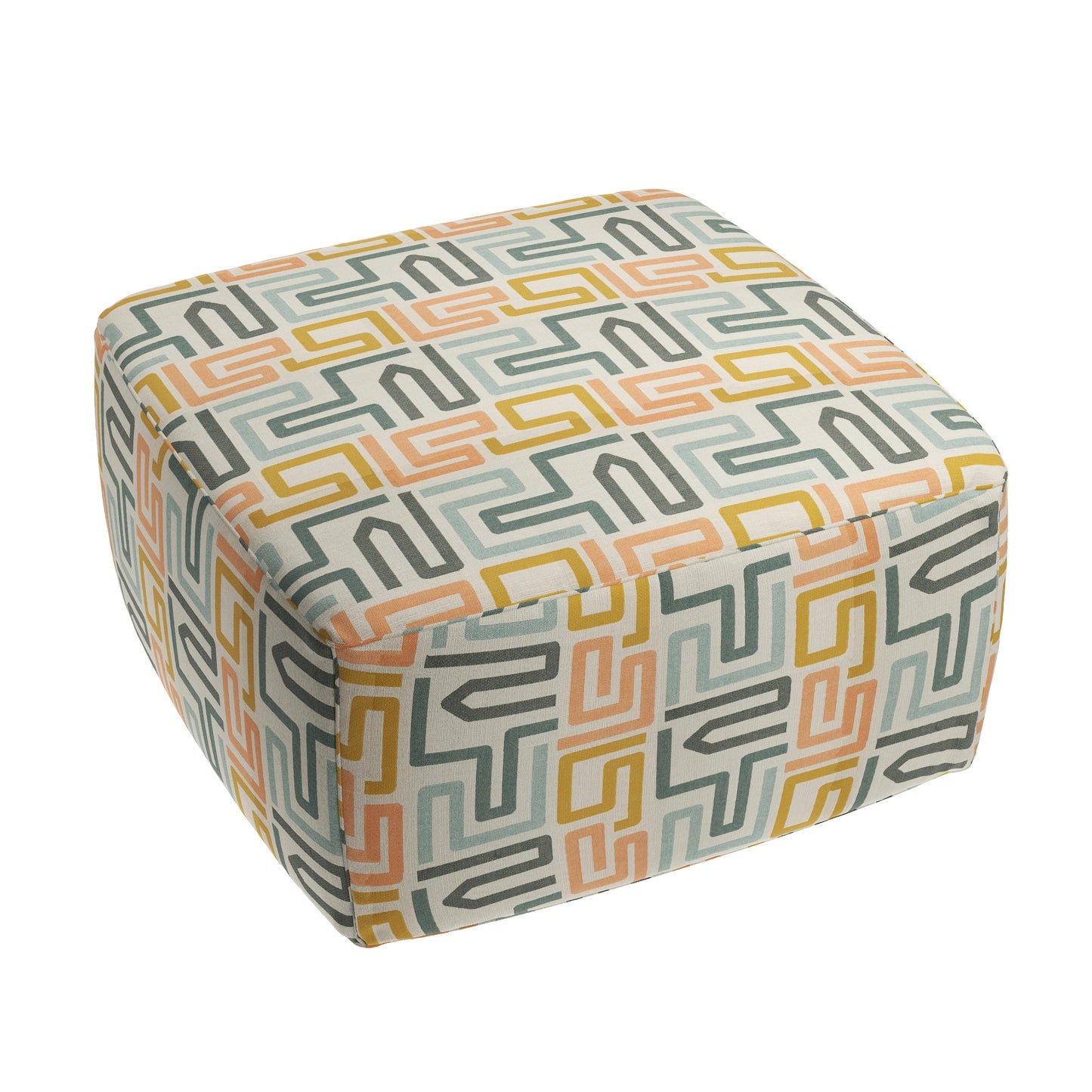 Outdoor Pouf in Sunbrella® - Fiesta