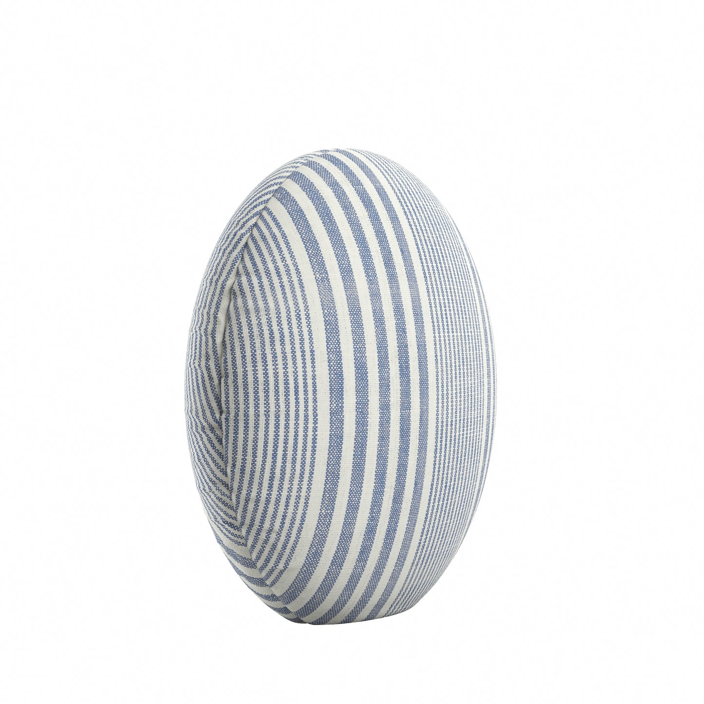 Circular Throw Pillow in All Lined Up Lake