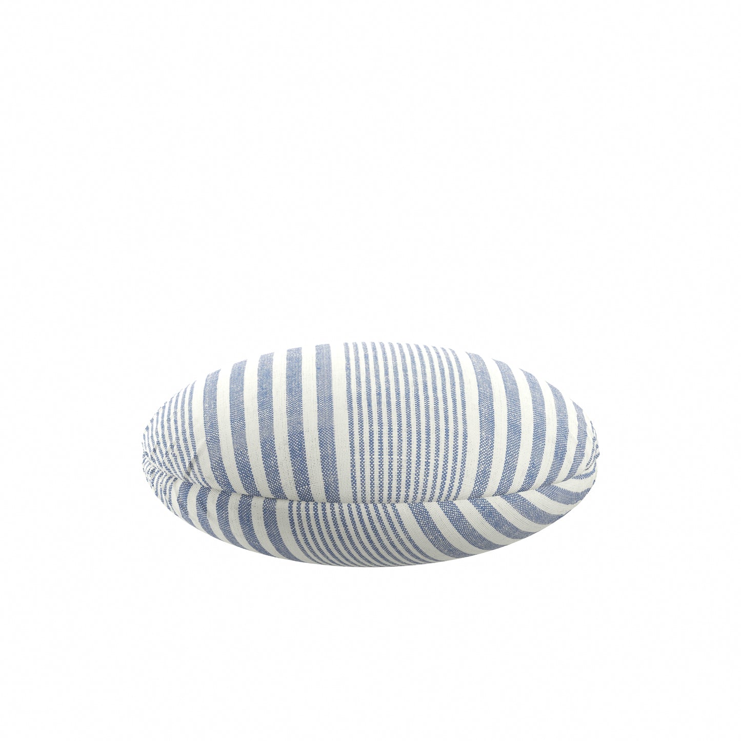 Circular Throw Pillow in All Lined Up Lake