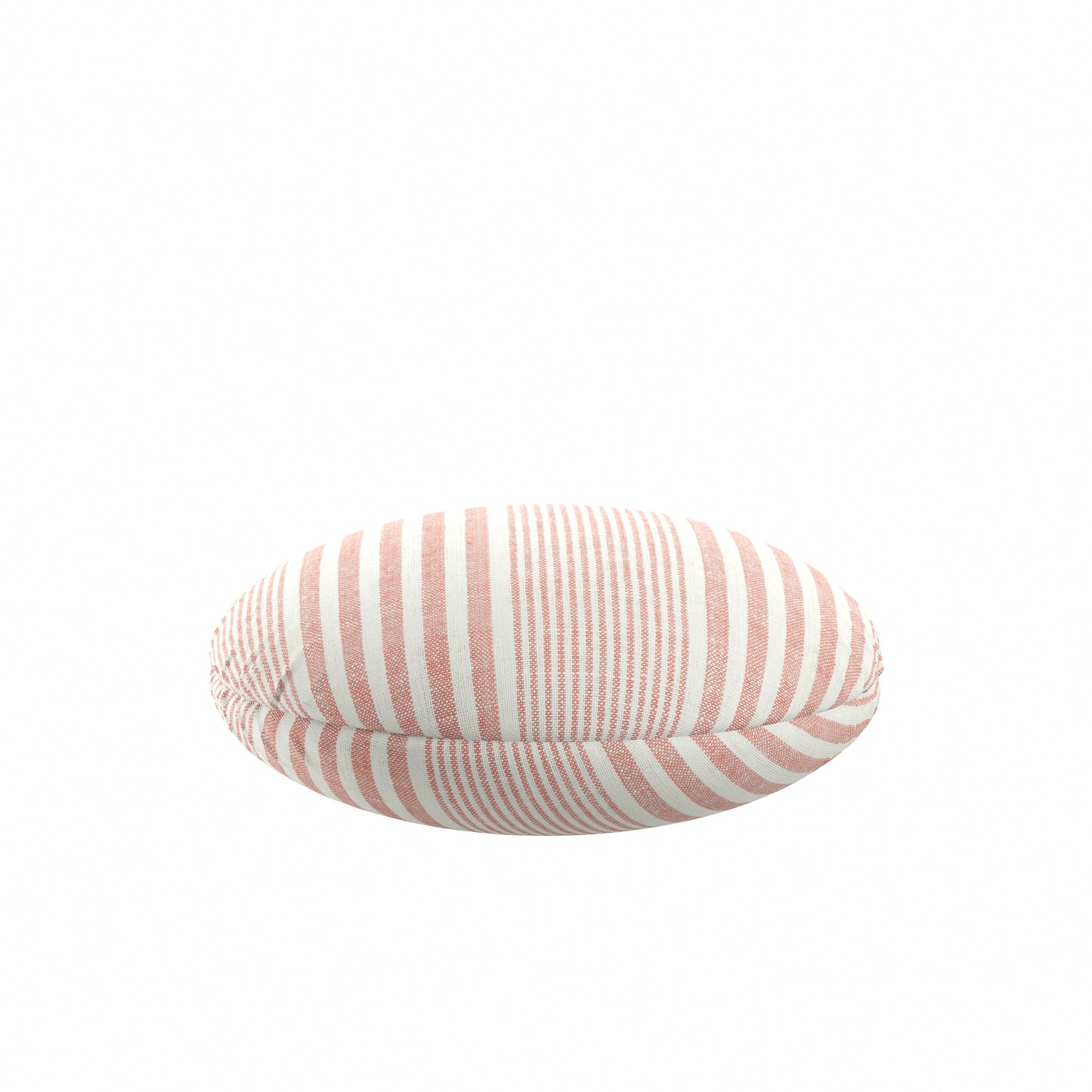 Circular Throw Pillow in All Lined Up Sunset