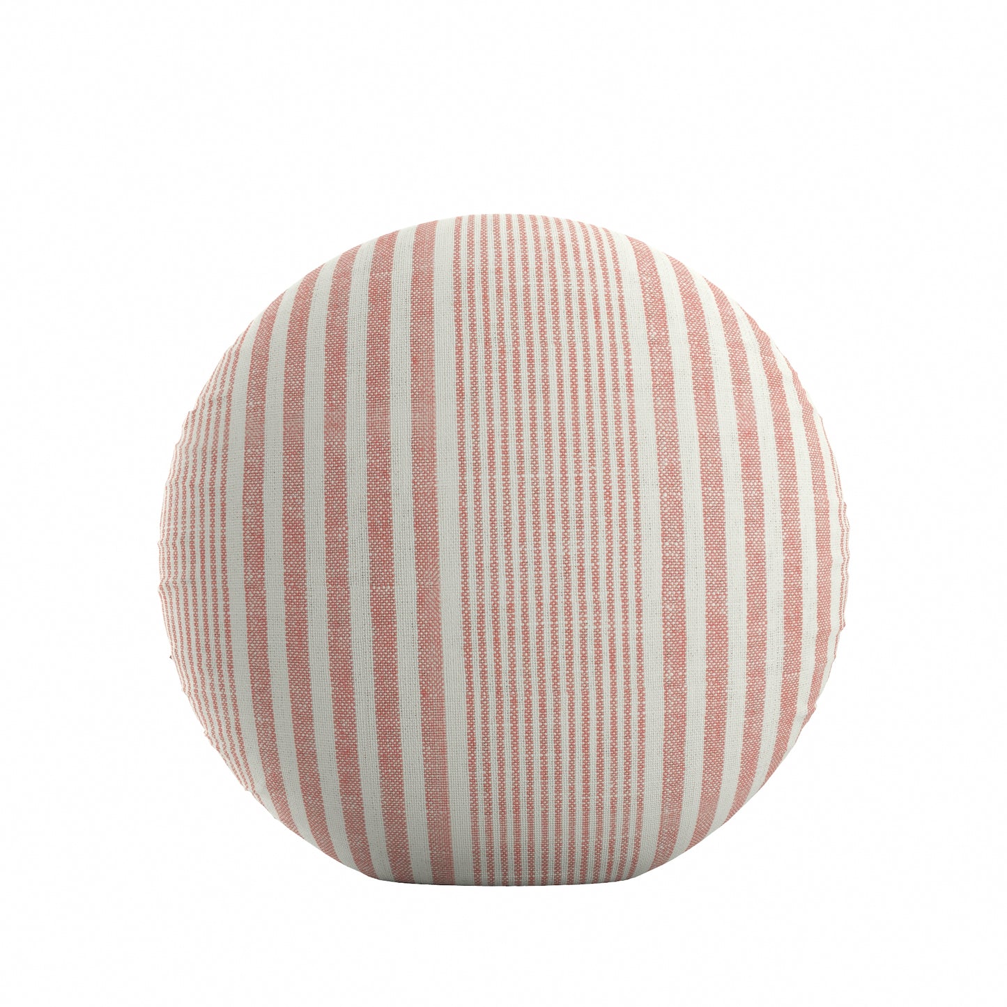 Circular Throw Pillow in All Lined Up Sunset