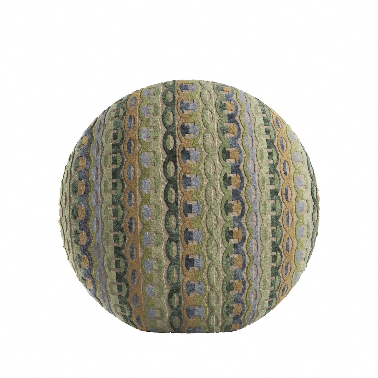 Circular Throw Pillow in Missing Link Agave