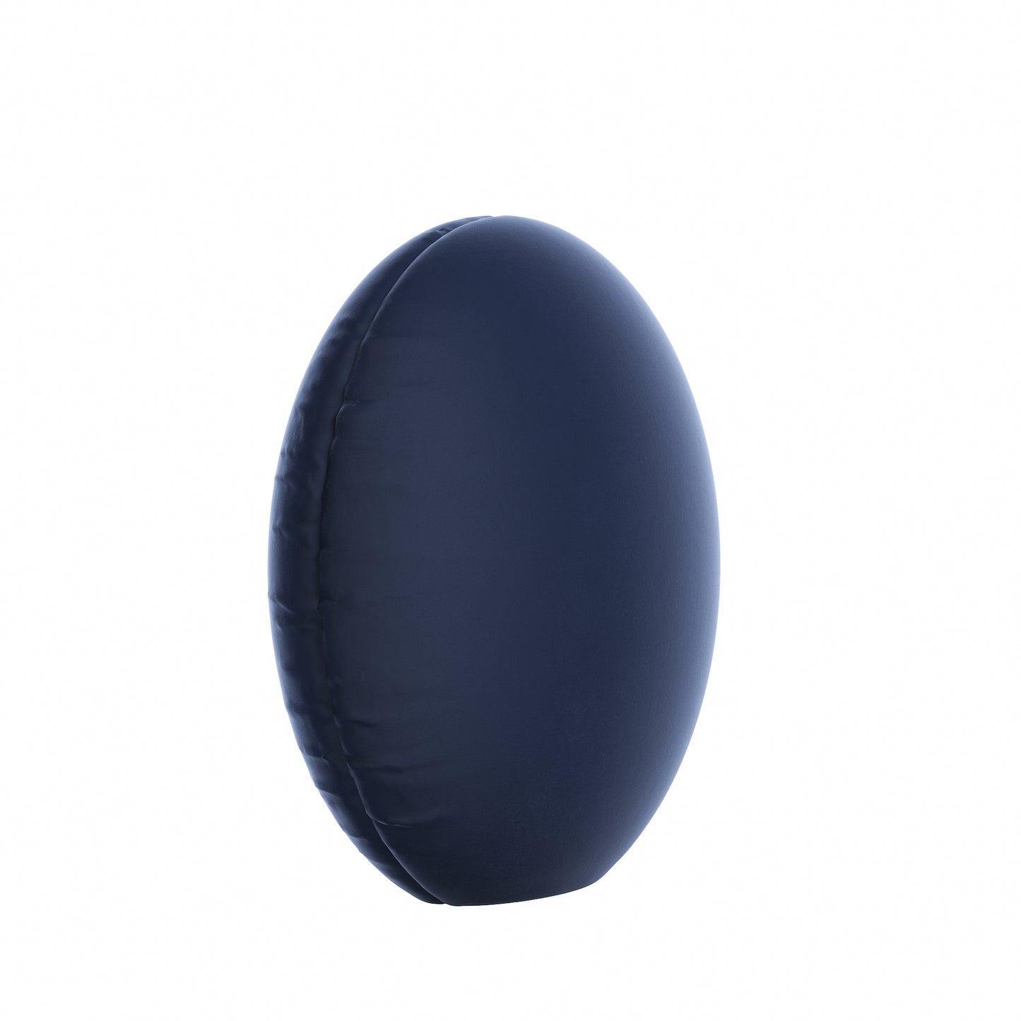 Circular Throw Pillow in Classic Velvet Navy
