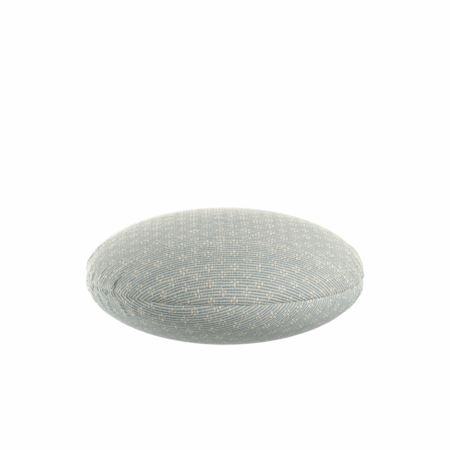 Circular Throw Pillow in Ditsy - Fresh Blue