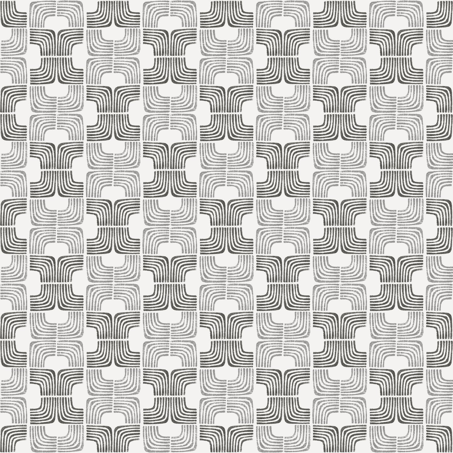 Flat Roman Shade in Groovy - Pewter
