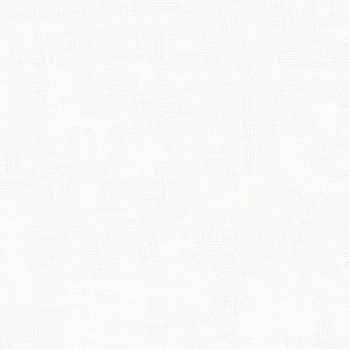 Convertible Pleat Cafe Curtain in Linen Sheer - Optic White
