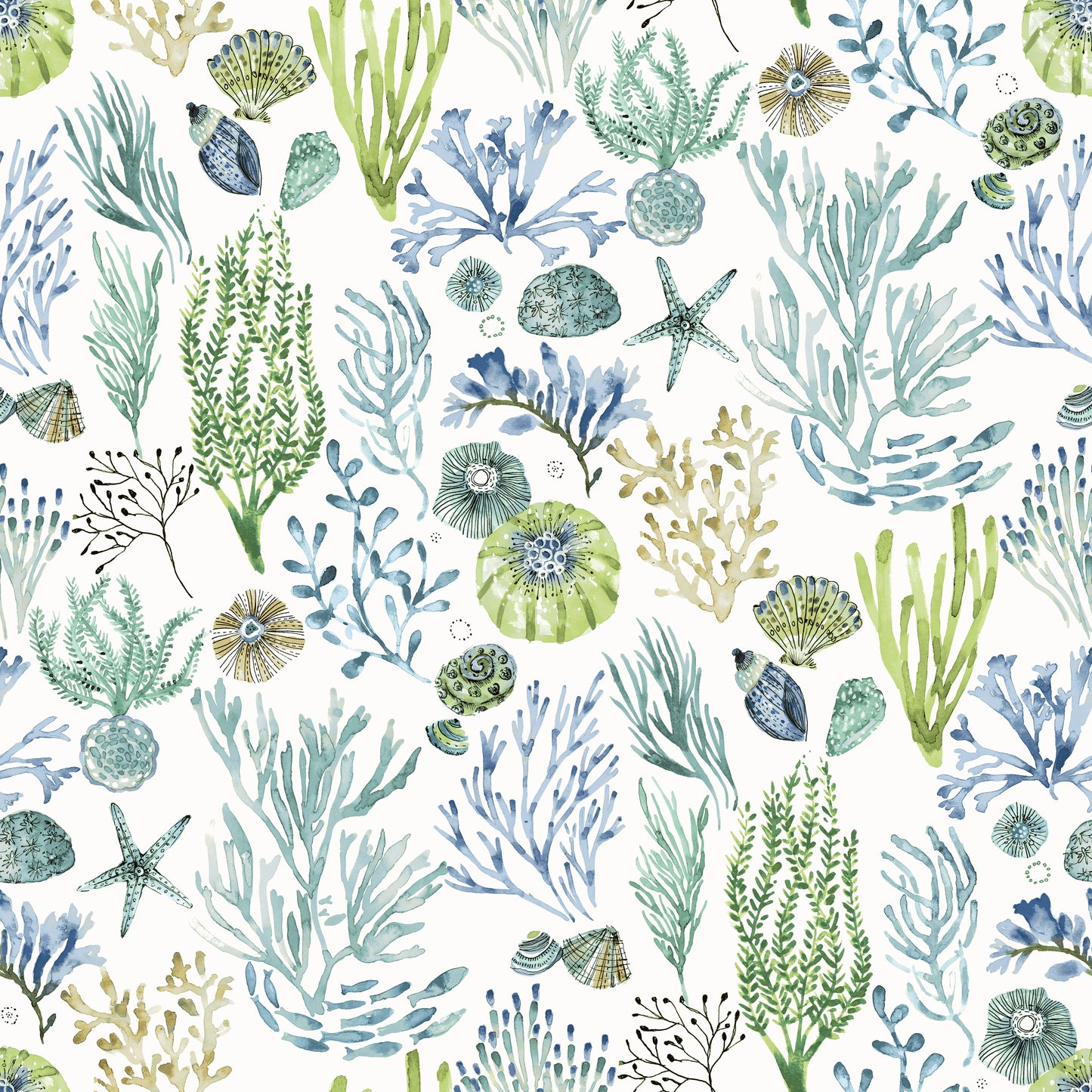 Pinch Pleat Drapery in Montauk - Green