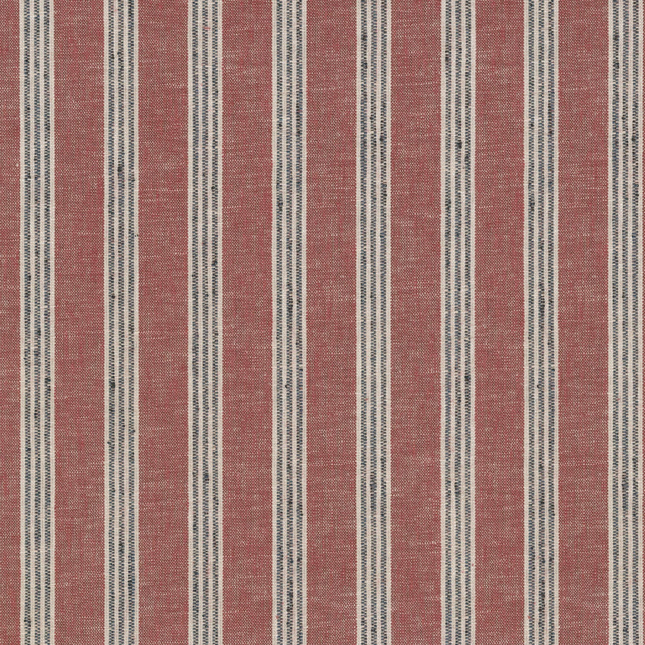 Pinch Pleat Drapery in Nautical Stripes - Buoy