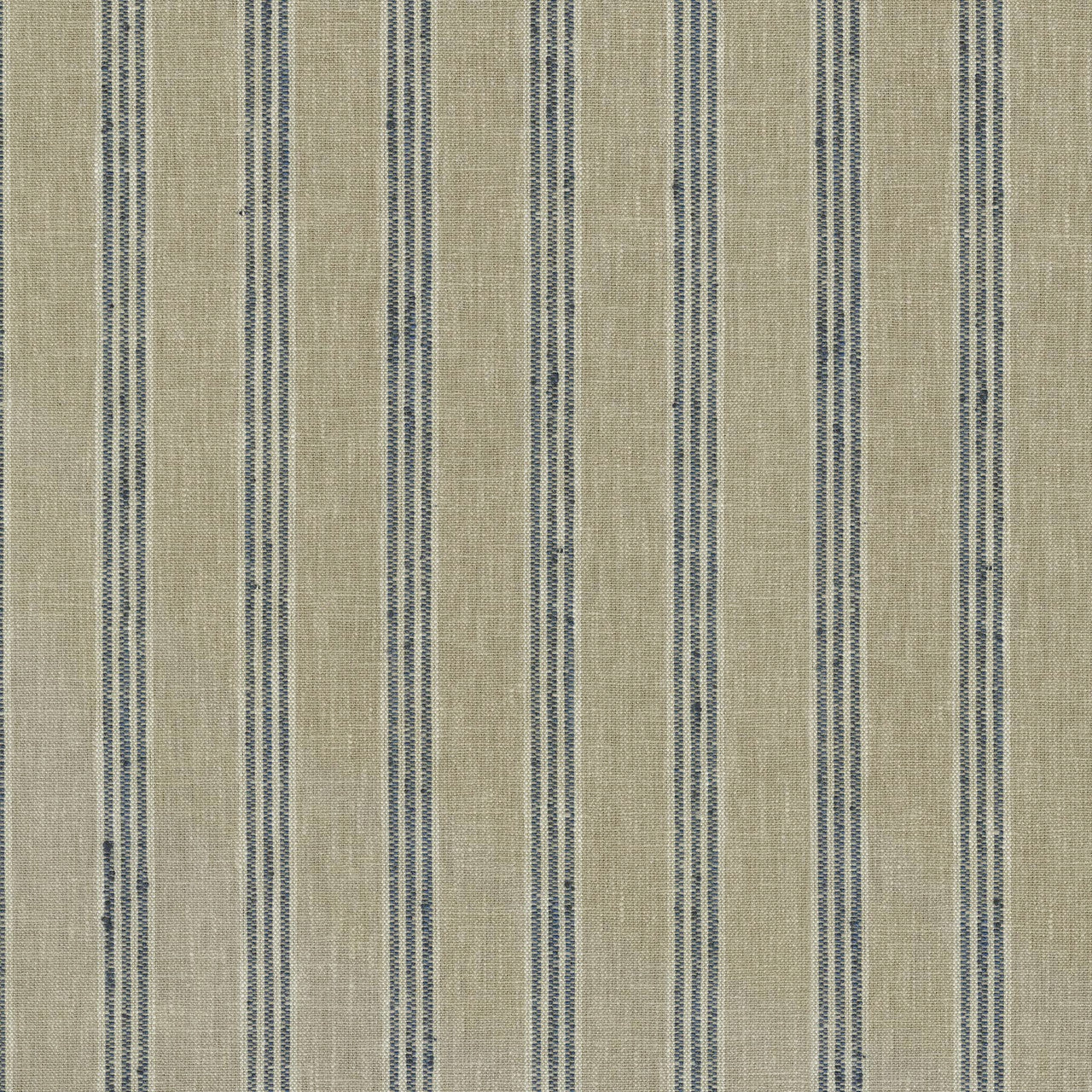 Flat Roman Shade in Nautical Stripes - Shoreline