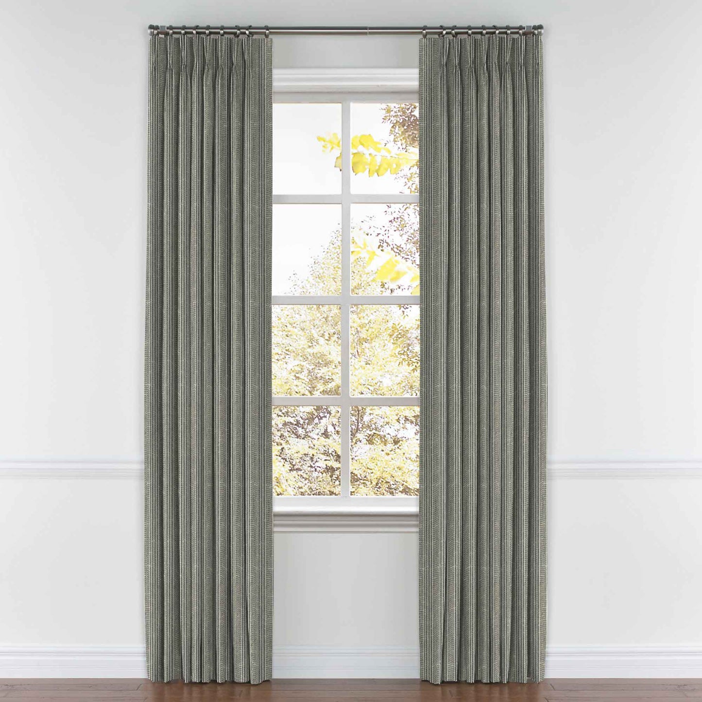 Pinch Pleat Drapery in All Lined Up - Loon