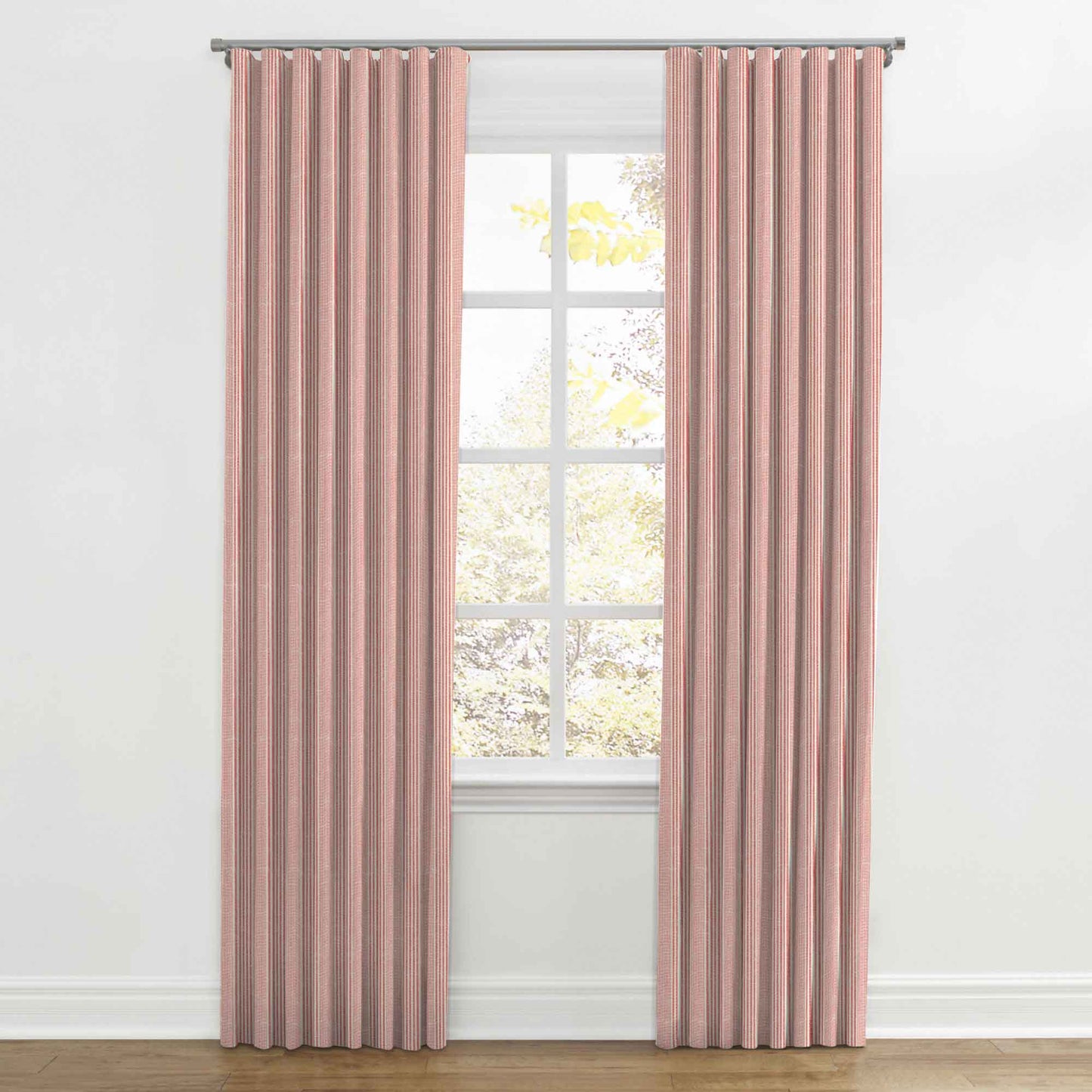 Ripplefold Drapery in All Lined Up - Sunset