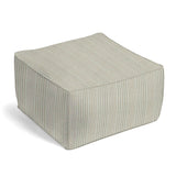 Square Pouf in All Lined Up - Shell