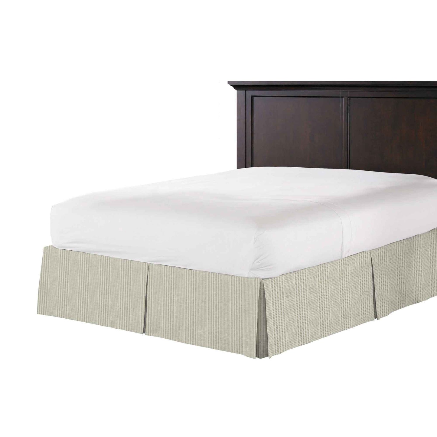 Tailored Bedskirt in All Lined Up - Shell