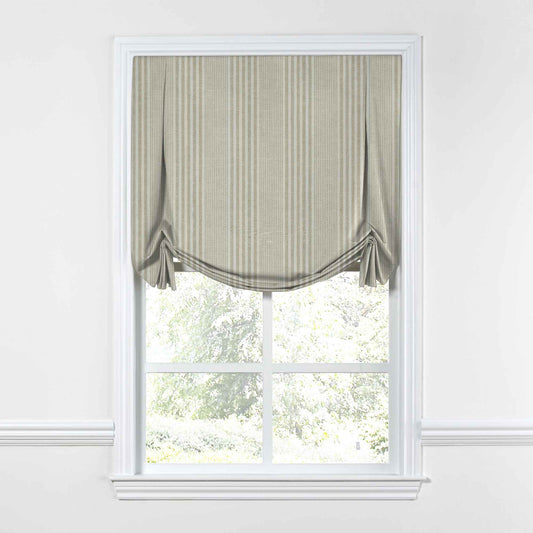 Tulip Roman Shade in All Lined Up - Shell