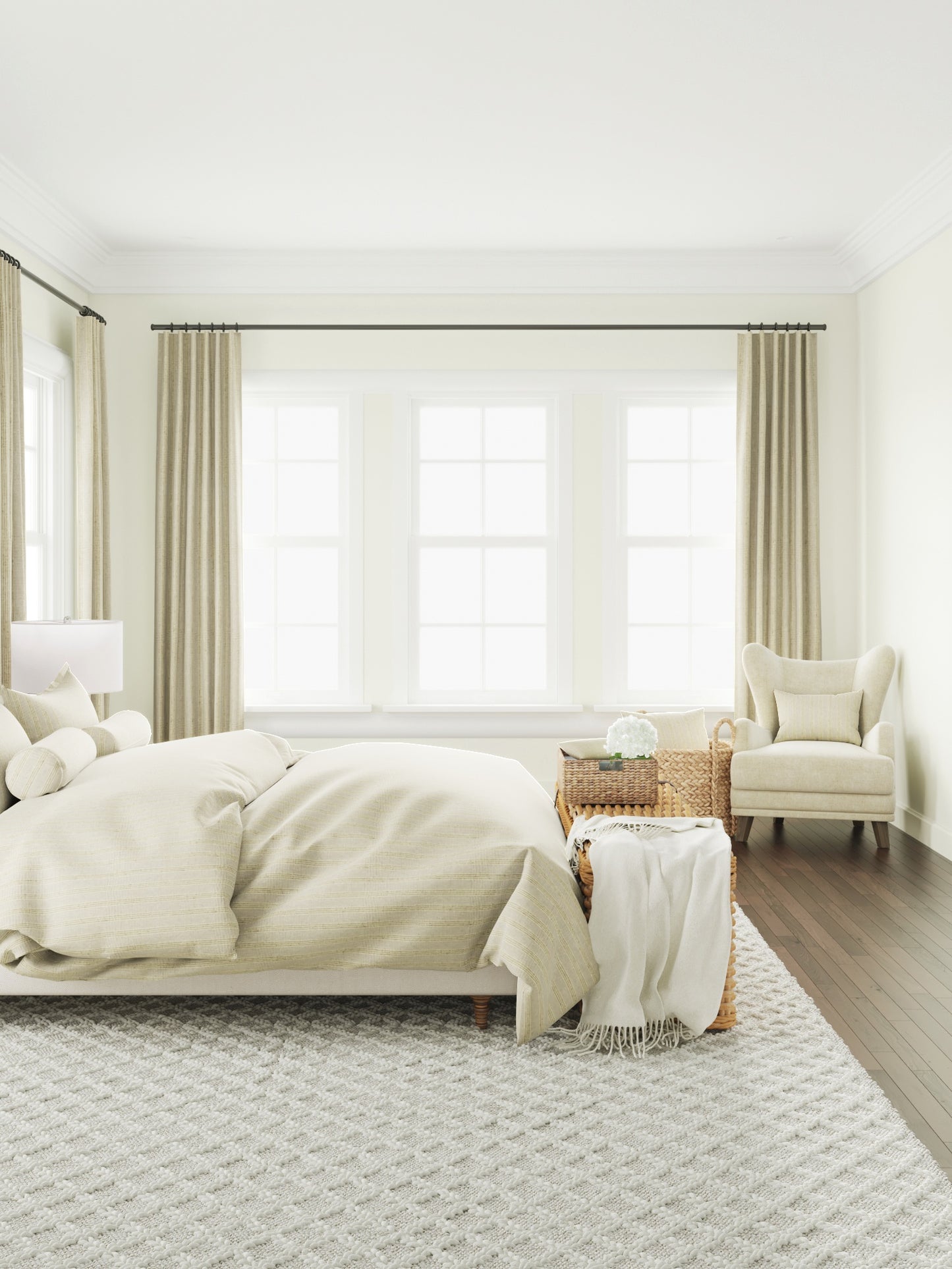 Euro Sham in Nautical Stripes - Beachy