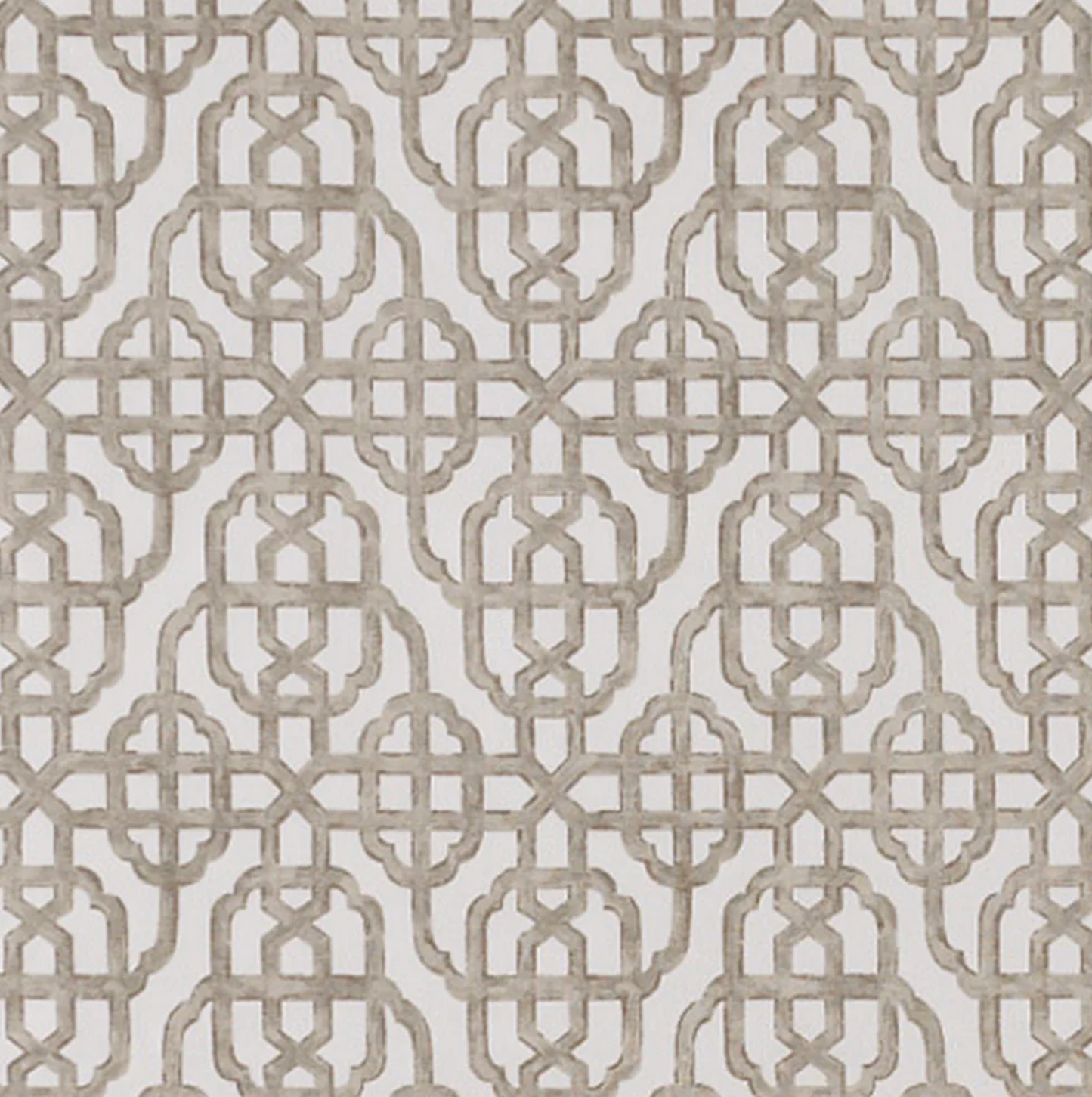 Custom Bench Cushion in Trellis Like It Is - Beige