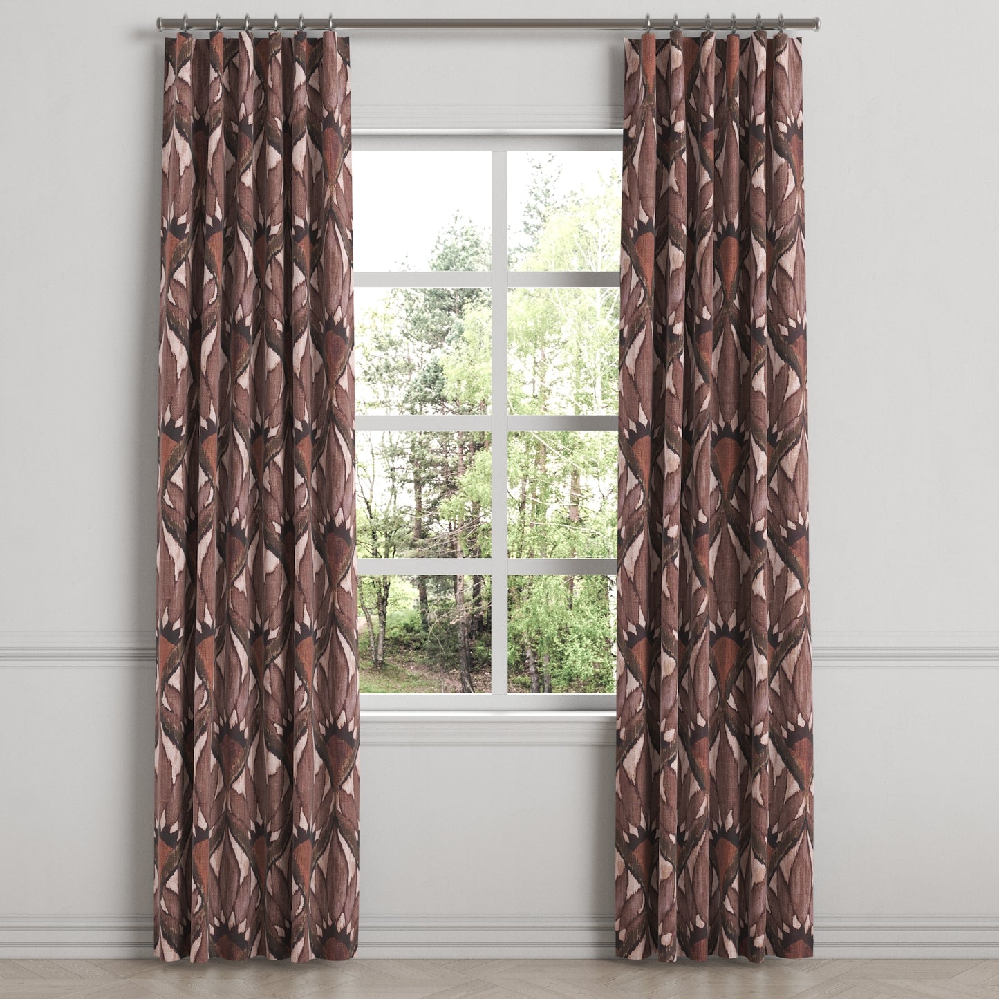 Convertible Drapery in Petal Press - Berry