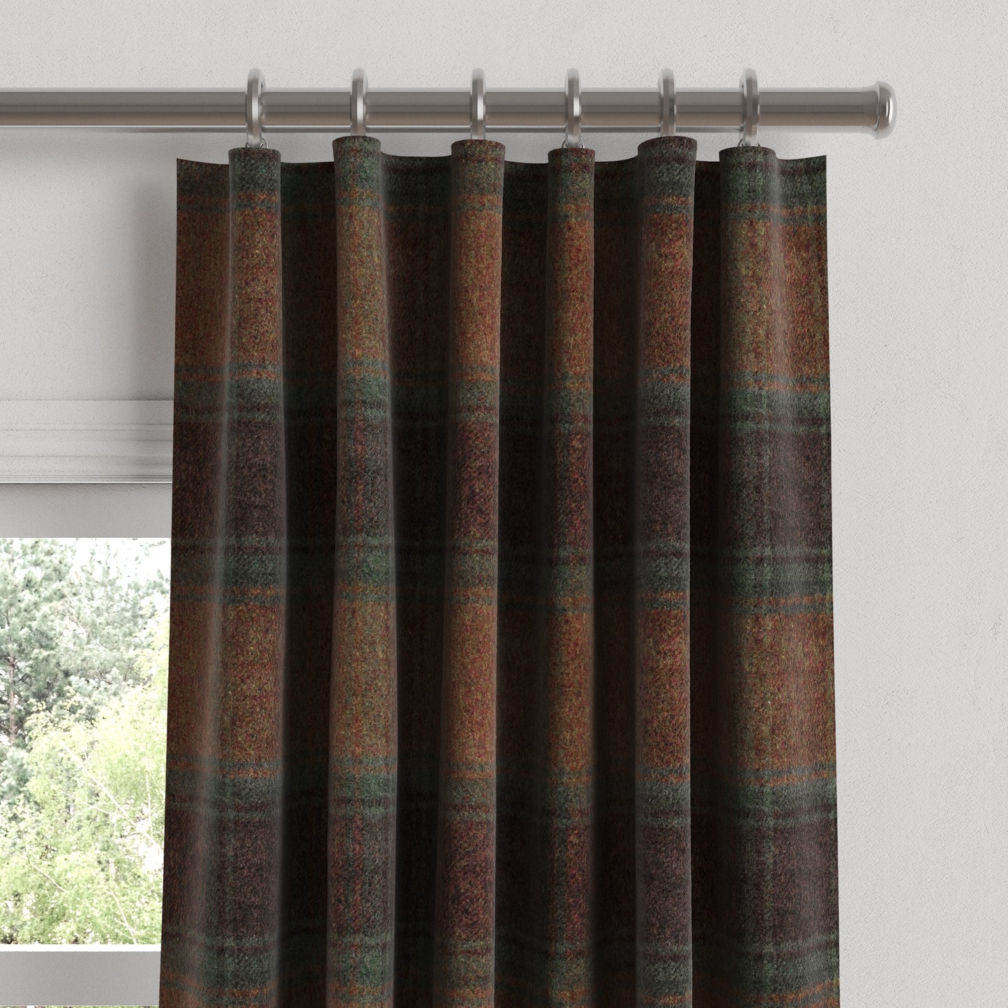 Convertible Drapery in Cozy Cabin - Pumpernickel