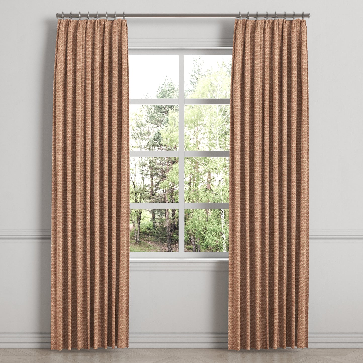 Euro Pleat Drapery in Ditsy - Bandana