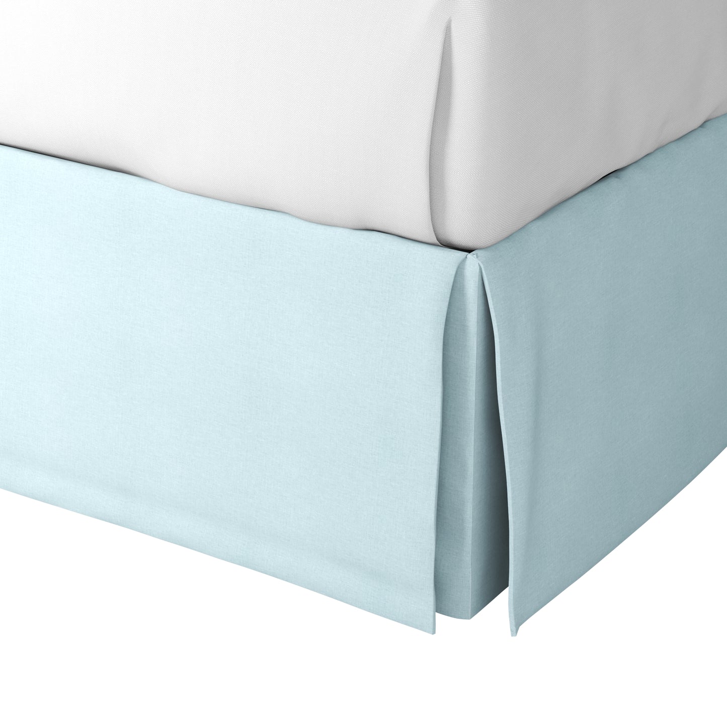 Tailored Bedskirt in Lush Linen - Breeze