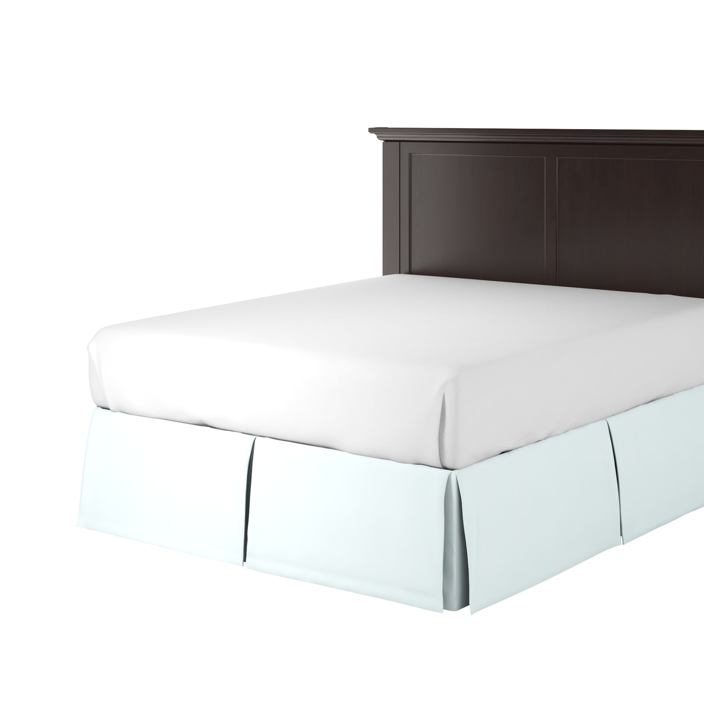 Tailored Bedskirt in Lush Linen - Ice